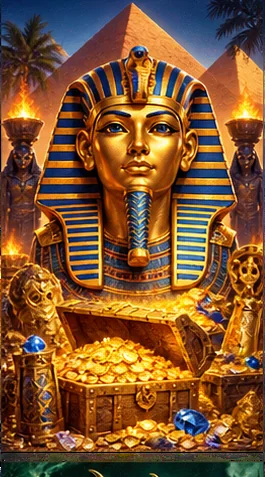 Egyptisch spelthema met een farao